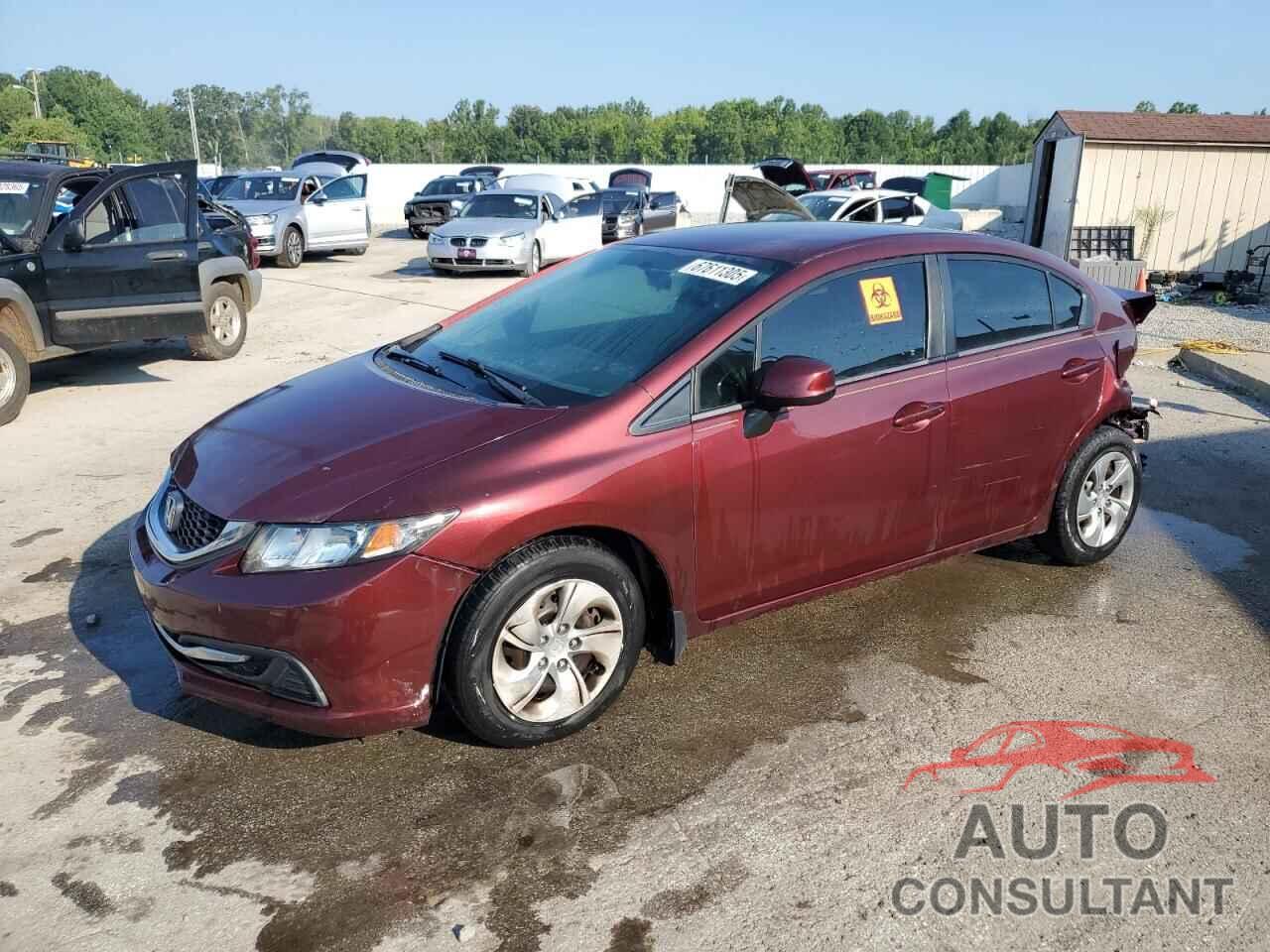 HONDA CIVIC 2013 - 2HGFB2F5XDH564664