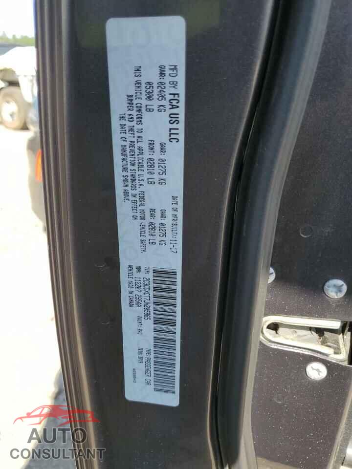 DODGE CHARGER 2018 - 2C3CDXCT7JH205865