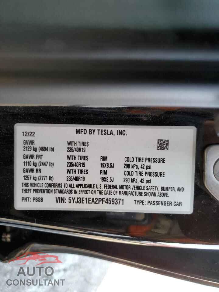TESLA MODEL 3 2023 - 5YJ3E1EA2PF459371