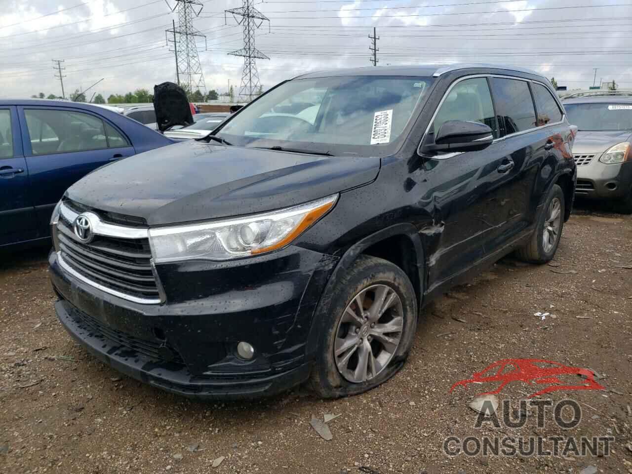 TOYOTA HIGHLANDER 2015 - 5TDJKRFH1FS112845