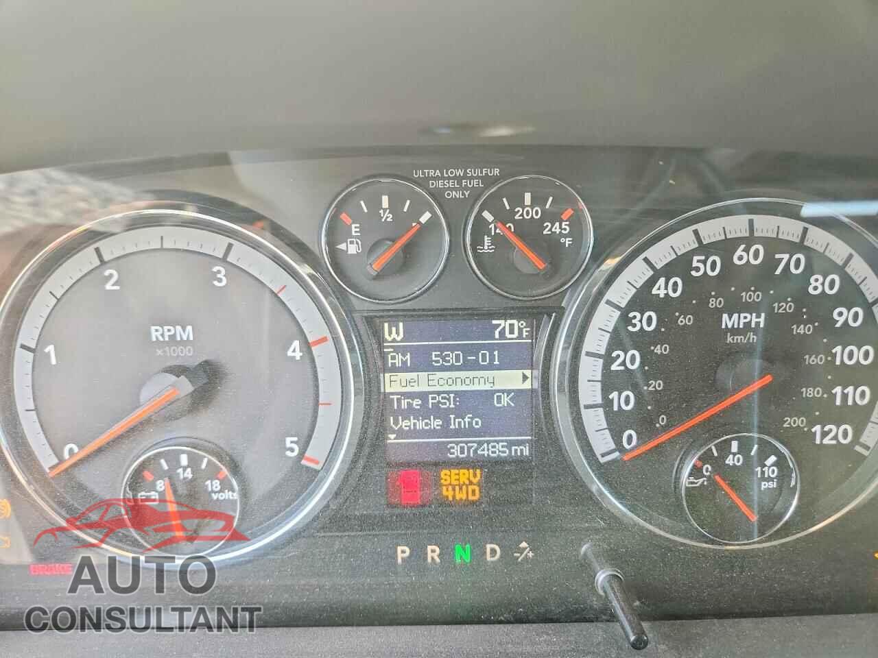 DODGE RAM 2500 2012 - 3C6UD5FL4CG236081