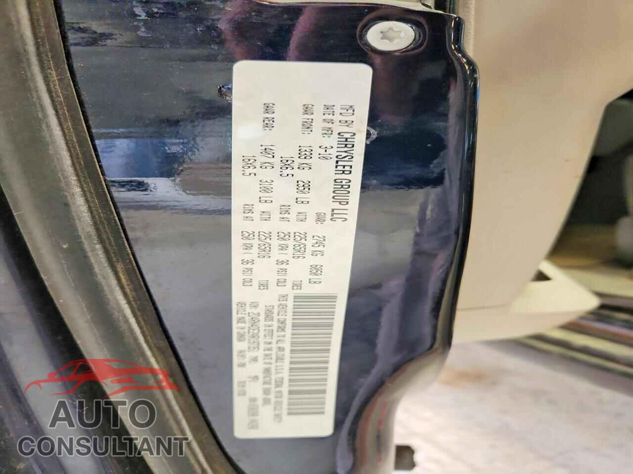 DODGE CARAVAN 2010 - 2D4RN4DE2AR197351