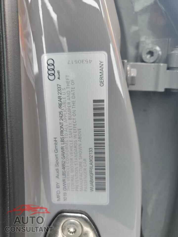 AUDI RS3 2020 - WUABWGFF6LA902133
