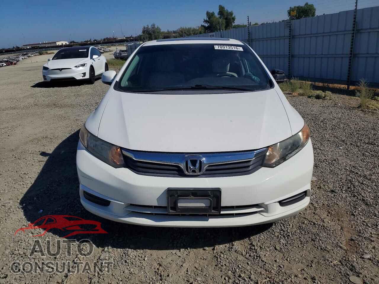 HONDA CIVIC 2012 - 19XFB2F82CE345121