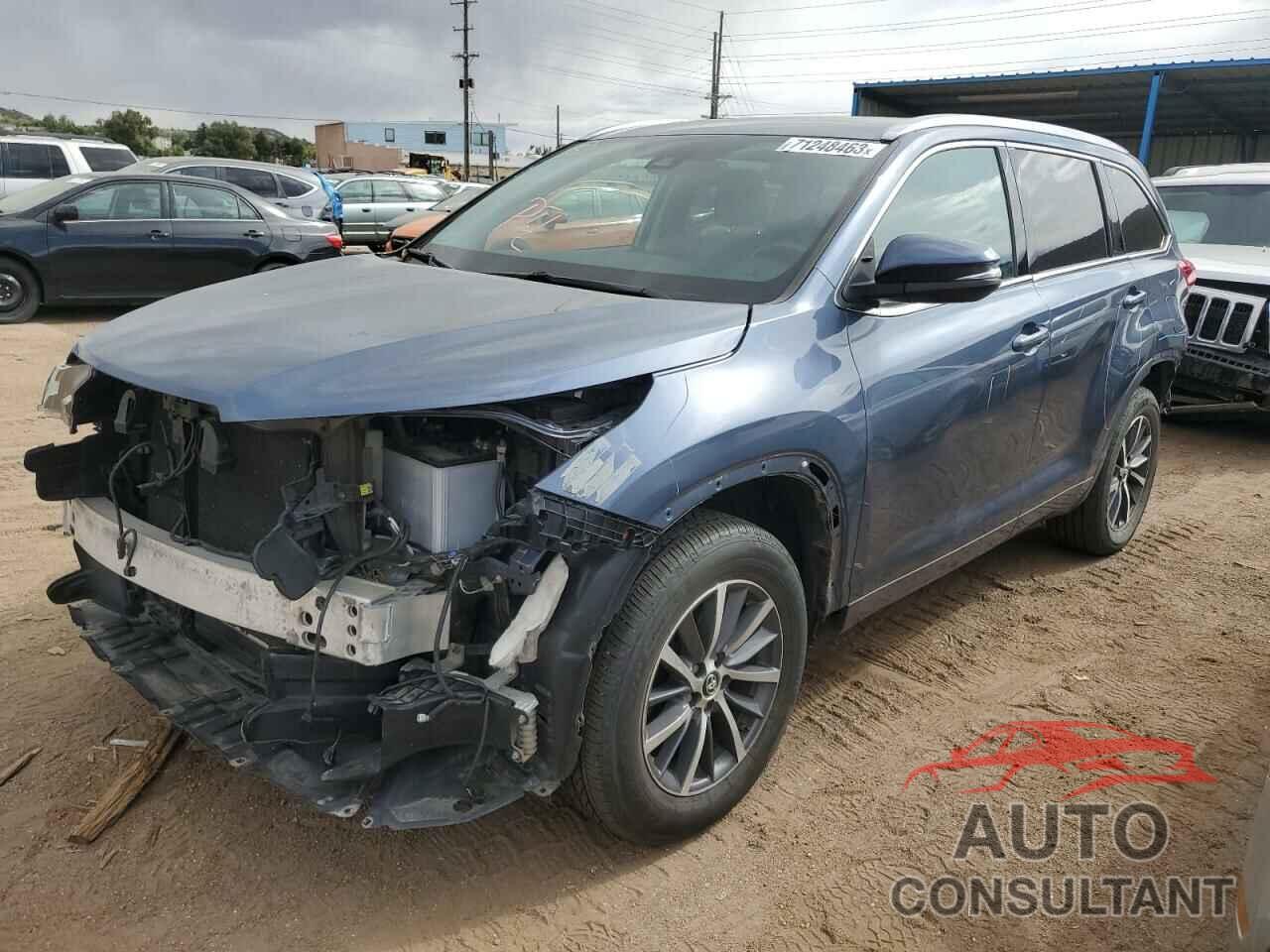 TOYOTA HIGHLANDER 2018 - 5TDJZRFH8JS486924
