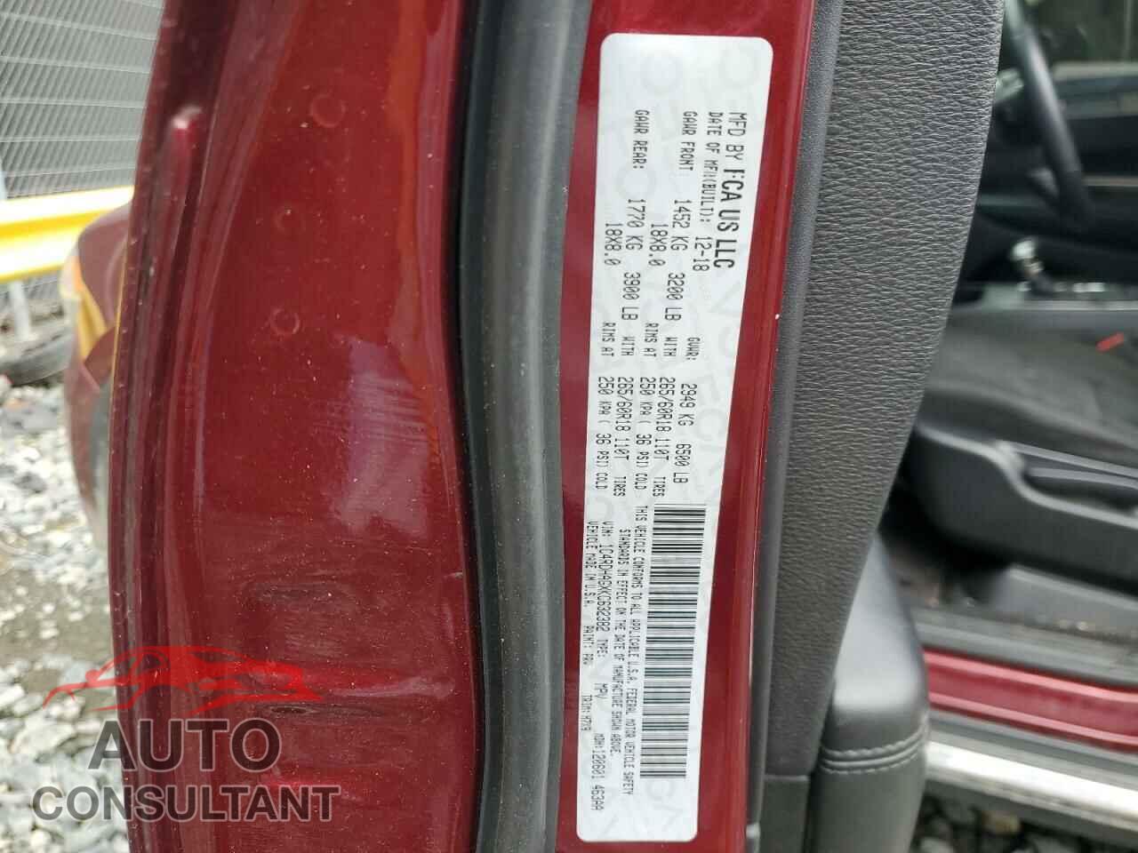 DODGE DURANGO 2019 - 1C4RDHAGXKC632382