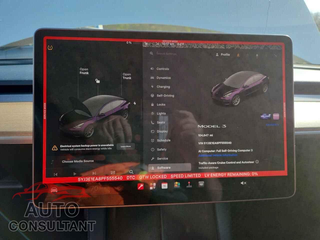 TESLA MODEL 3 2023 - 5YJ3E1EA8PF555540