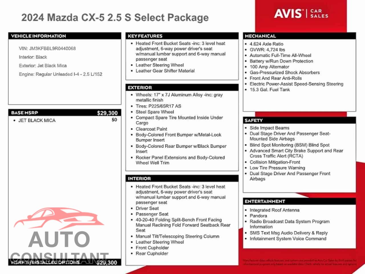 MAZDA CX-5 2024 - JM3KFBBL9R0440068