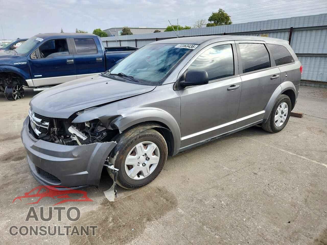 DODGE JOURNEY 2012 - 3C4PDCAB2CT362665