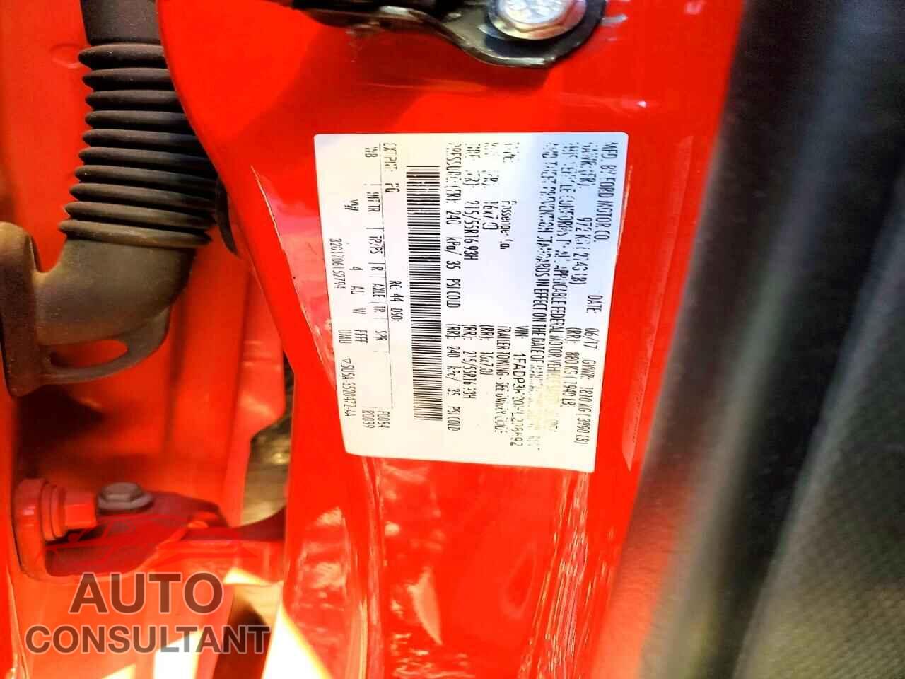 FORD FOCUS 2017 - 1FADP3K20HL298692