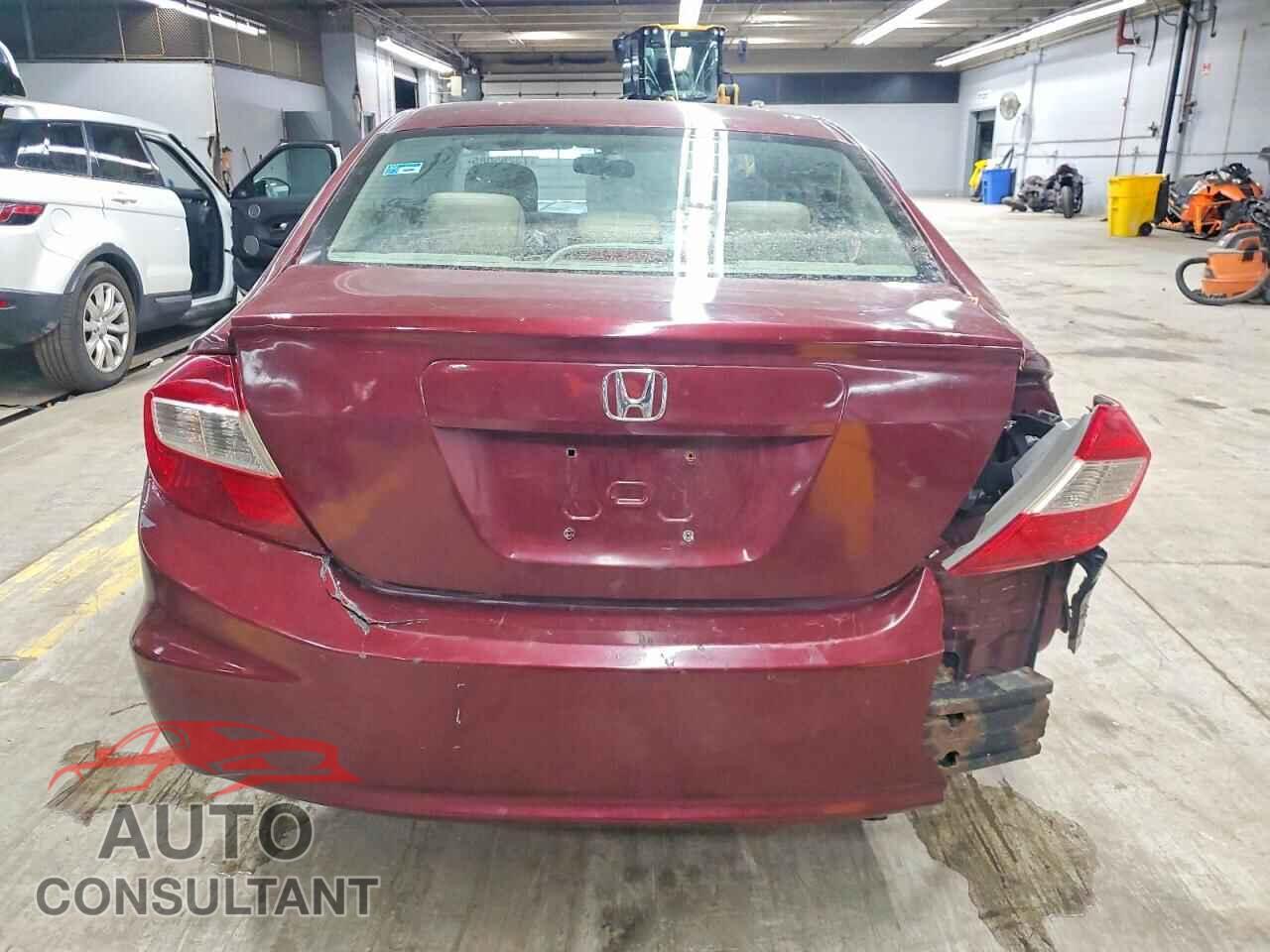 HONDA CIVIC 2012 - 19XFB2F86CE022402