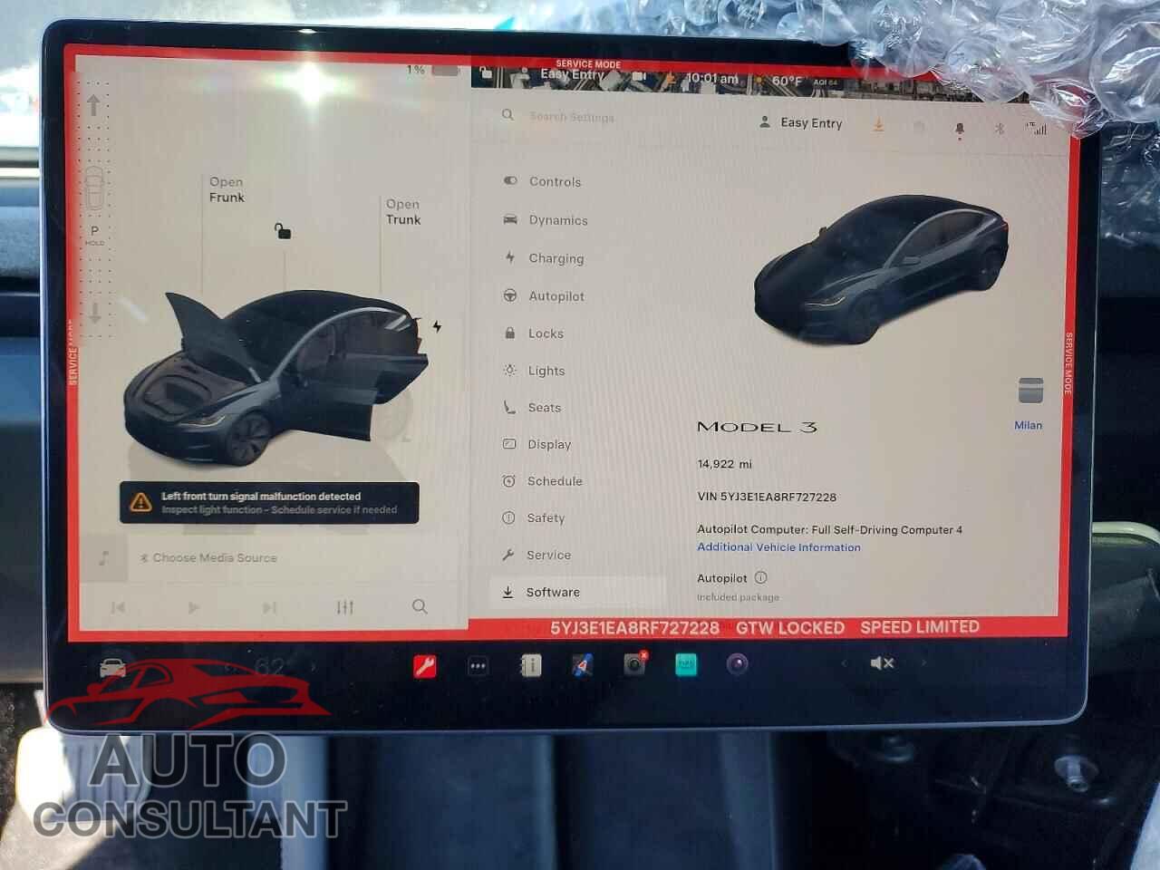TESLA MODEL 3 2024 - 5YJ3E1EA8RF727228