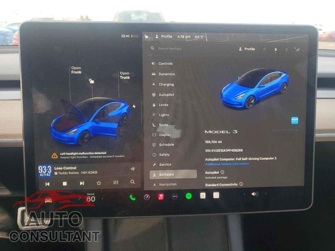 TESLA MODEL 3 2023 - 5YJ3E1EA7PF456269