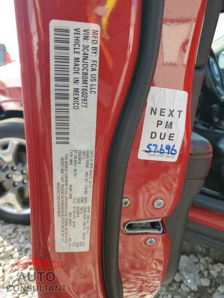 JEEP COMPASS 2021 - 3C4NJDCB0MT602977
