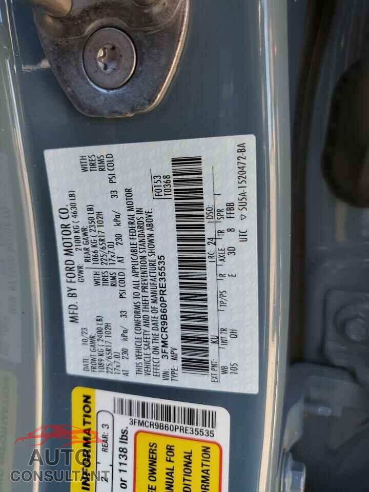 FORD BRONCO 2023 - 3FMCR9B60PRE35535