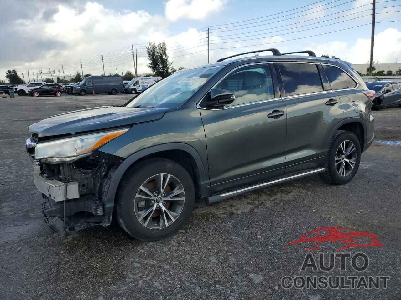 TOYOTA HIGHLANDER 2016 - 5TDKKRFH3GS184104