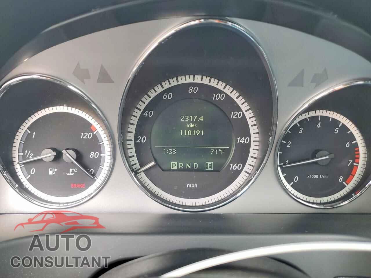 MERCEDES-BENZ C-CLASS 2011 - WDDGF8BB2BR169600