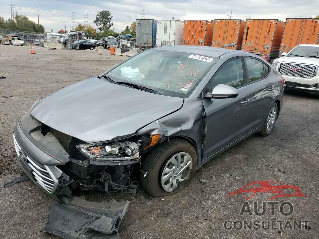 HYUNDAI ELANTRA 2018 - KMHD74LF5JU476383