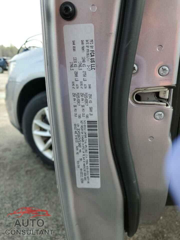 DODGE JOURNEY 2017 - 3C4PDDBG7HT618497