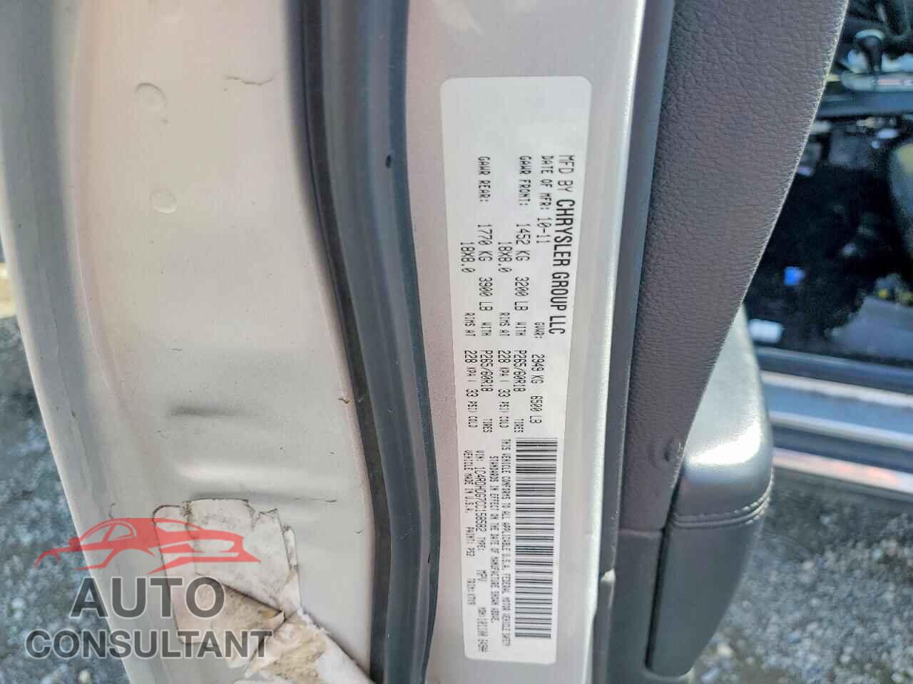 DODGE DURANGO 2012 - 1C4RDHDG7CC158582