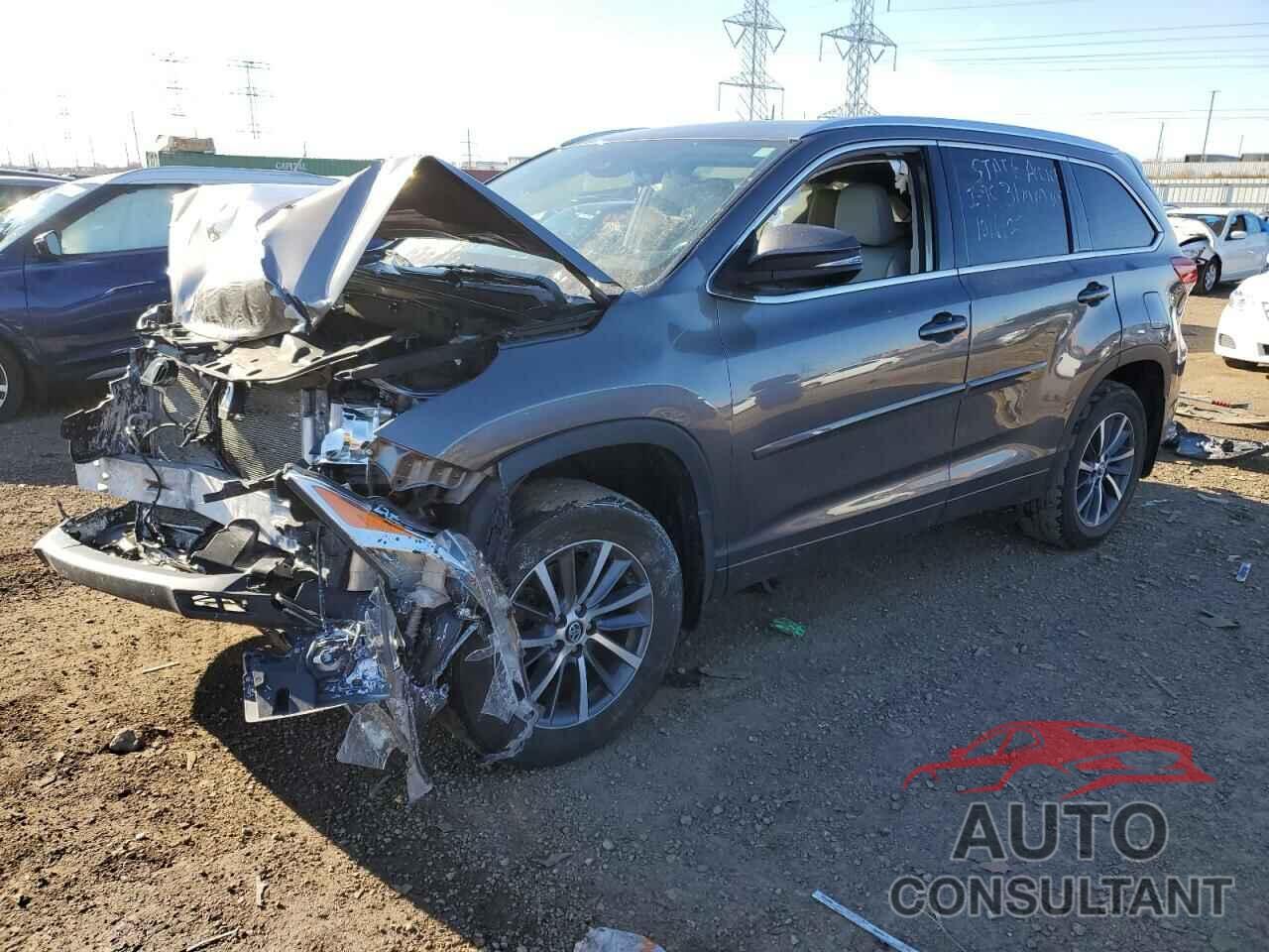 TOYOTA HIGHLANDER 2018 - 5TDJZRFH1JS544372