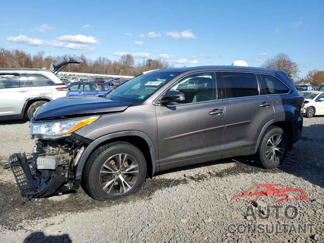 TOYOTA HIGHLANDER 2016 - 5TDJKRFH4GS229031