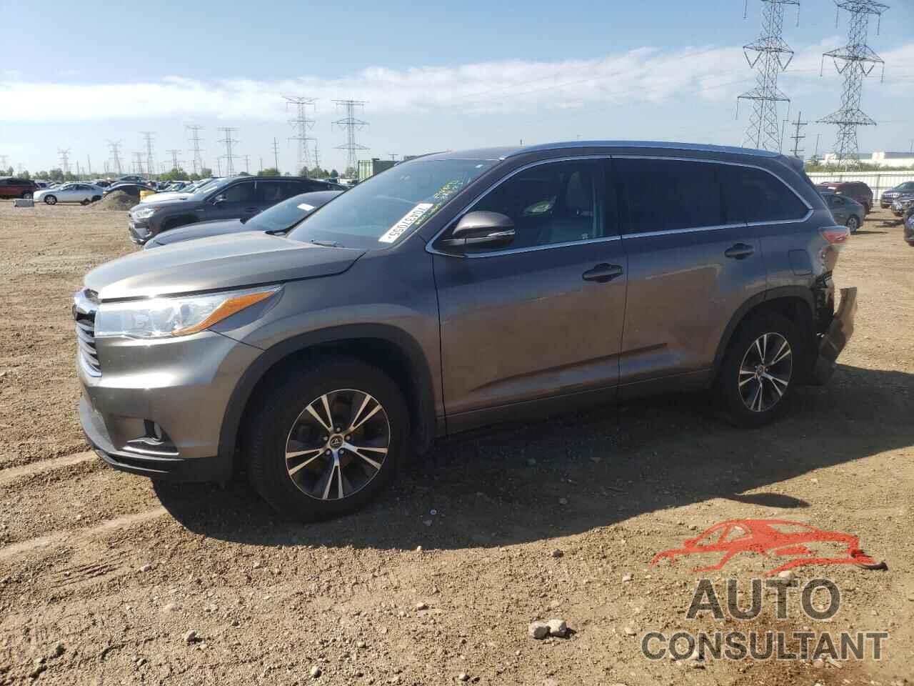 TOYOTA HIGHLANDER 2016 - 5TDJKRFH8GS238721