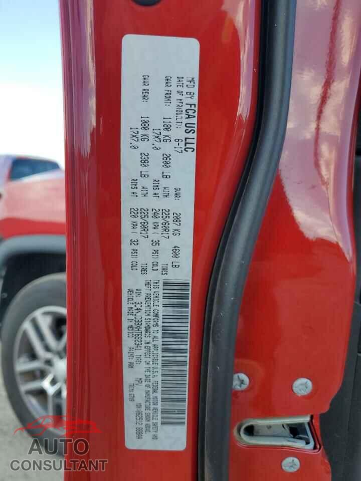 JEEP COMPASS 2017 - 3C4NJDBBXHT692341