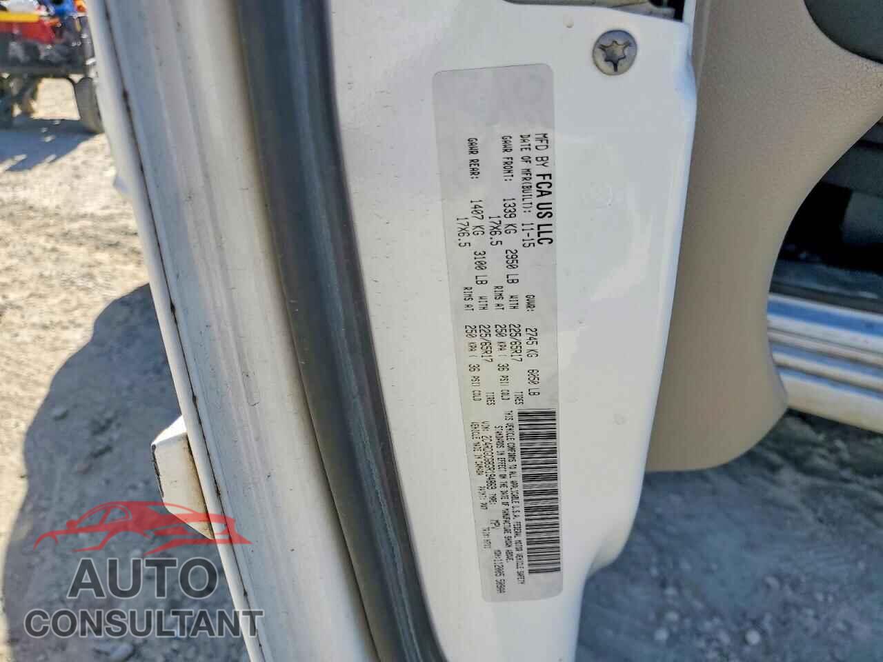 DODGE CARAVAN 2016 - 2C4RDGCG8GR194869