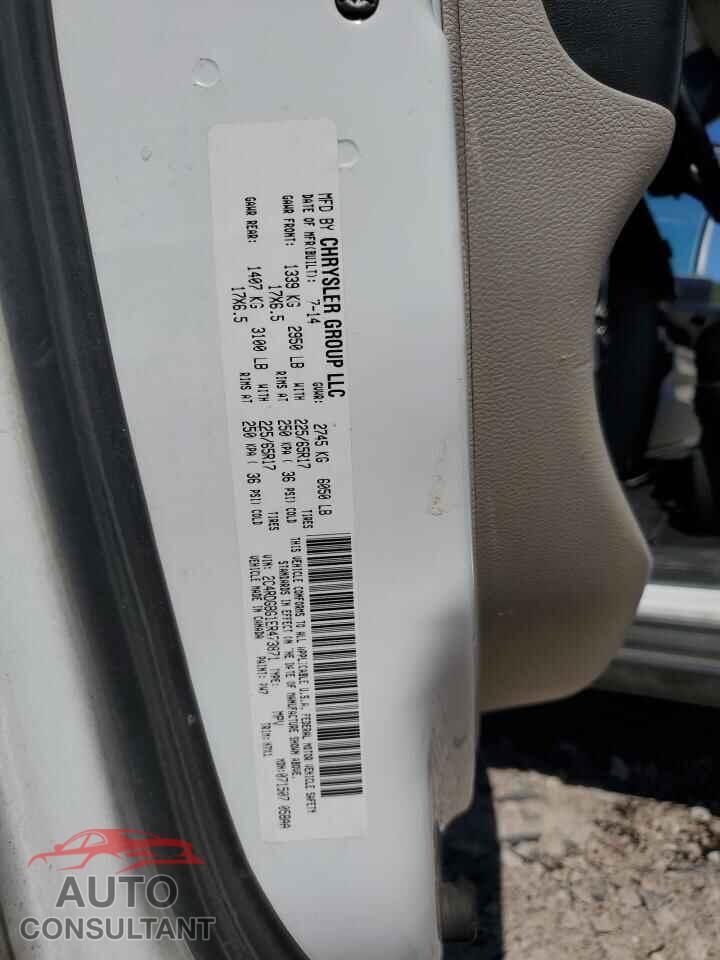 DODGE CARAVAN 2014 - 2C4RDGBG1ER473871