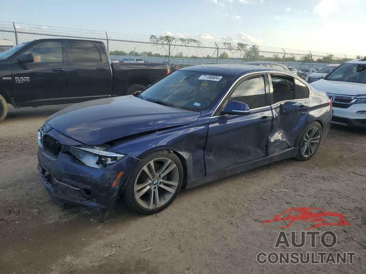 BMW 3 SERIES 2018 - WBA8B9G54JNU57768