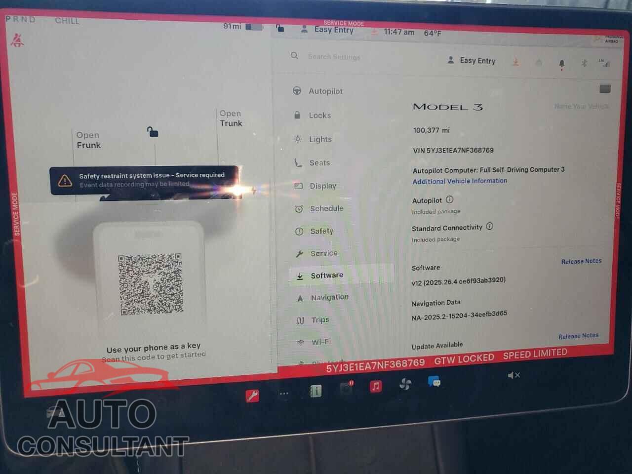 TESLA MODEL 3 2022 - 5YJ3E1EA7NF368769