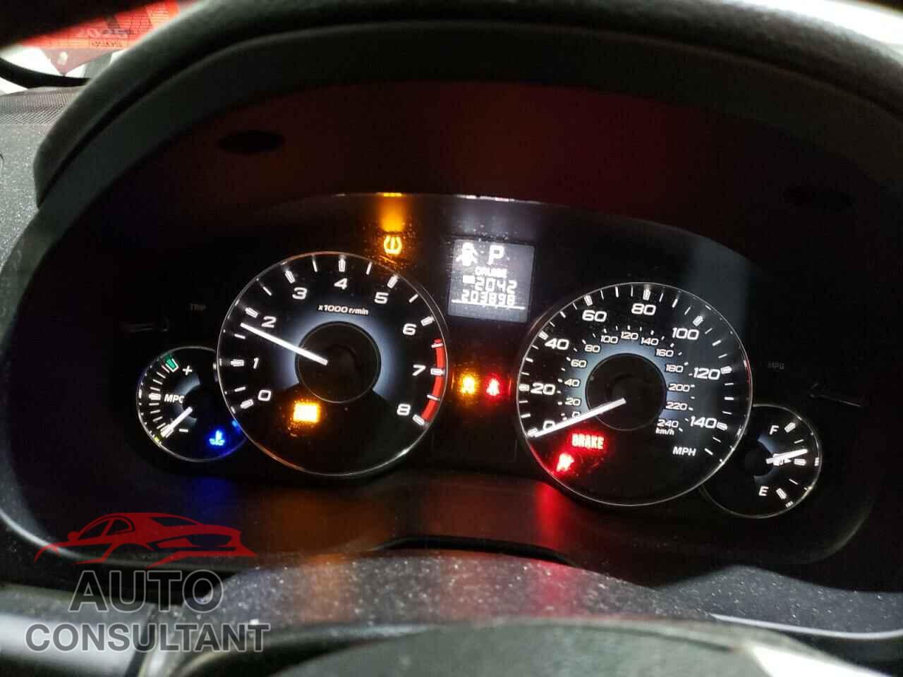 SUBARU OUTBACK 2012 - 4S4BRBCC4C3232115