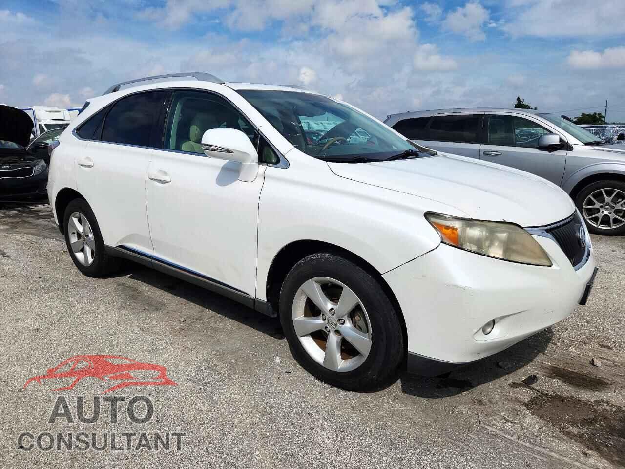 LEXUS RX350 2010 - 2T2BK1BA2AC011809
