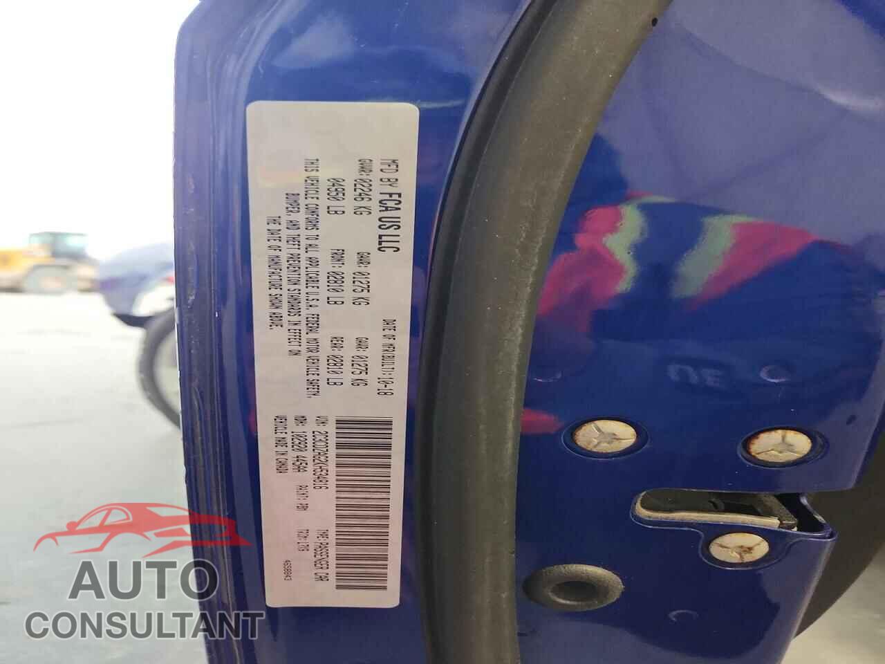 DODGE CHALLENGER 2019 - 2C3CDZAG2KH534816