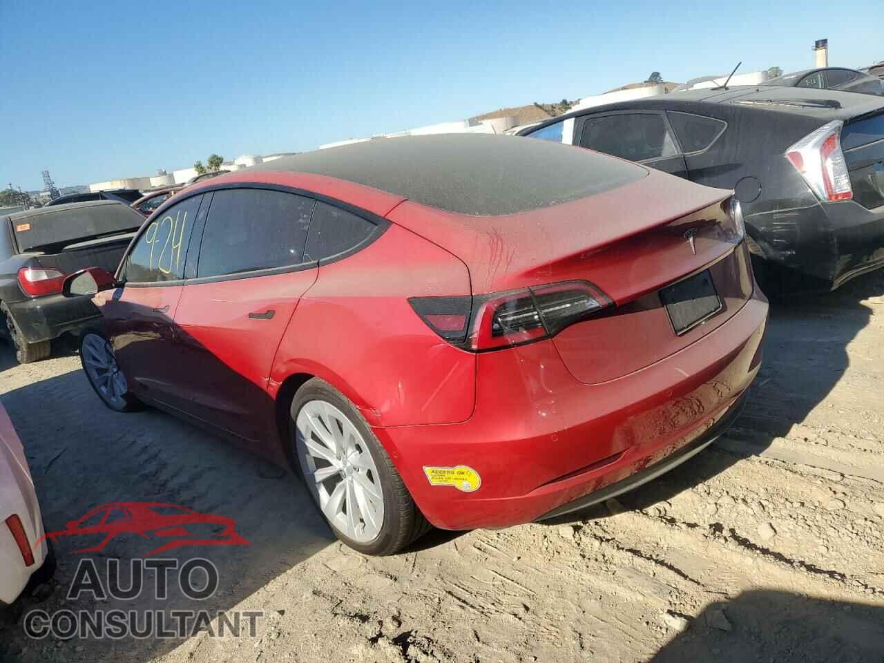 TESLA MODEL 3 2022 - 5YJ3E1EB6NF134566