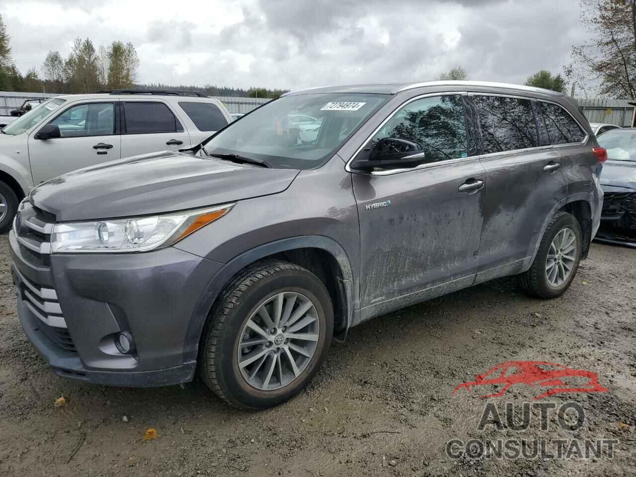 TOYOTA HIGHLANDER 2019 - 5TDJGRFH9KS054964