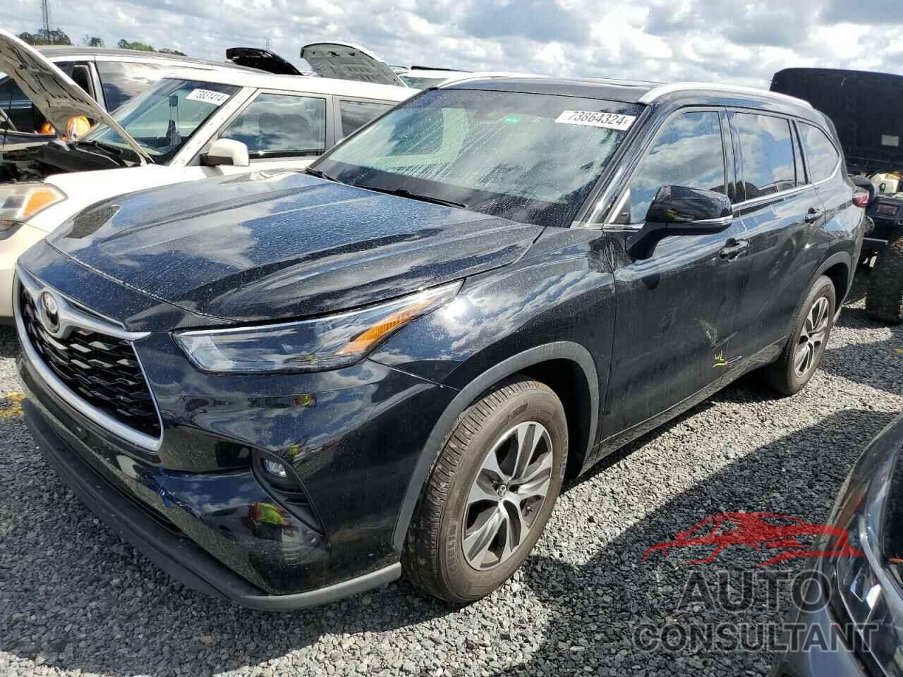 TOYOTA HIGHLANDER 2022 - 5TDGZRAH7NS540396