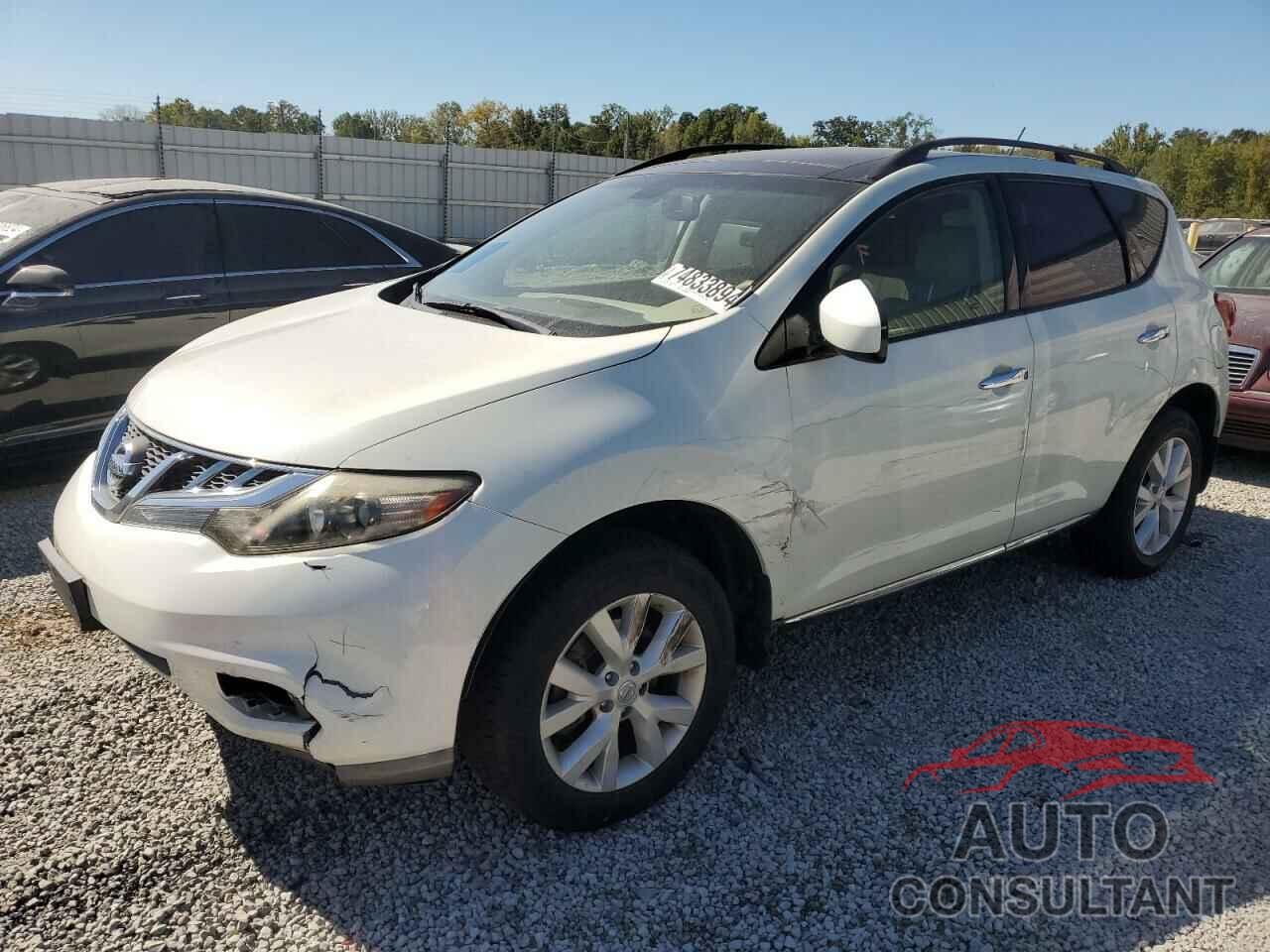 NISSAN MURANO 2011 - JN8AZ1MW6BW184945