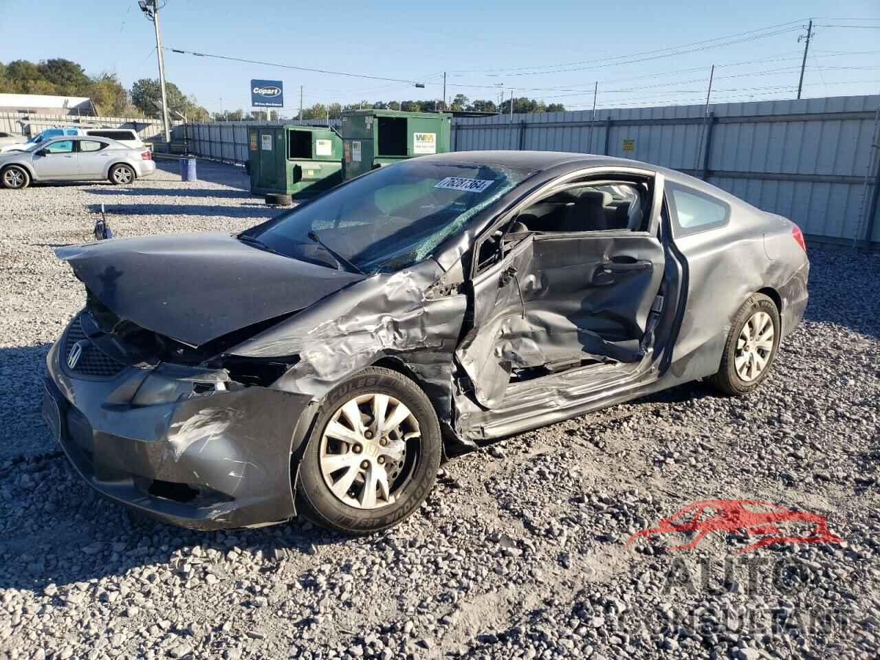 HONDA CIVIC 2012 - 2HGFG3B57CH506331