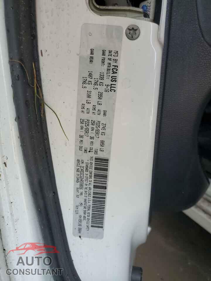 DODGE CARAVAN 2017 - 2C4RDGCG2HR558656