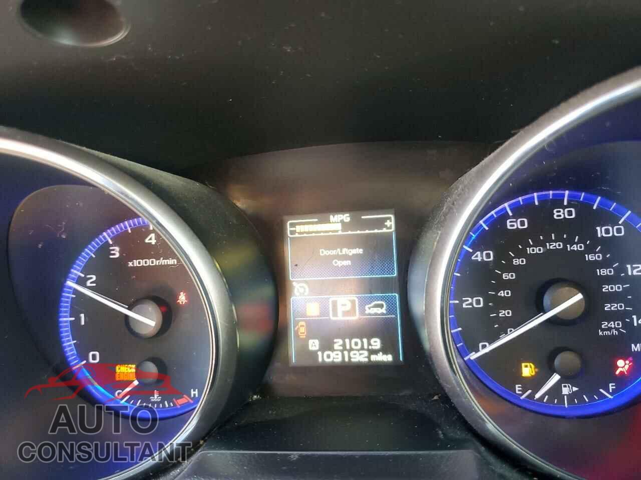 SUBARU OUTBACK 2016 - 4S4BSBCC1G3267592