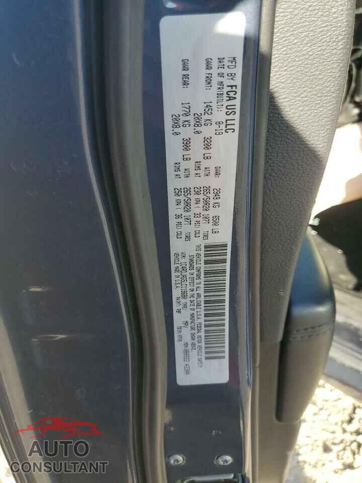 DODGE DURANGO 2020 - 1C4RDJAG5LC119680