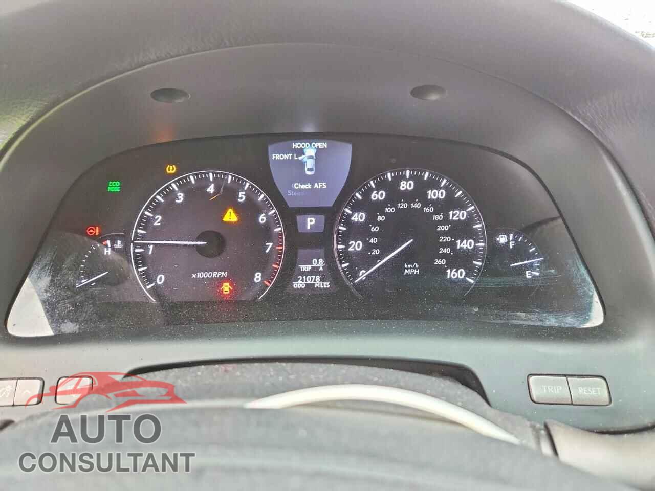 LEXUS LS460 2012 - JTHCL5EF6C5015381