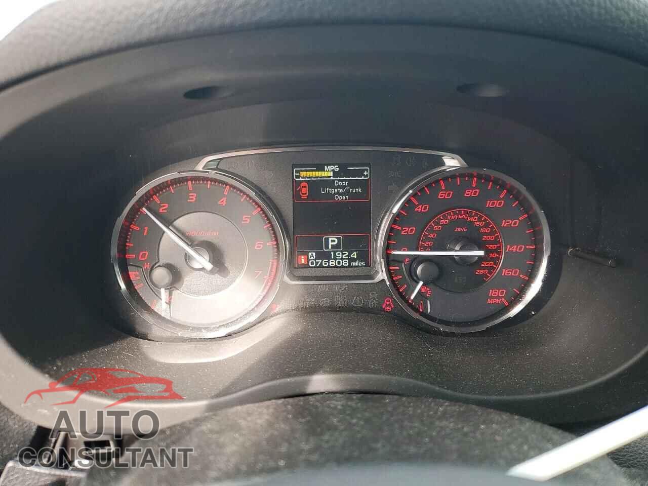 SUBARU WRX 2017 - JF1VA1E68H8801204