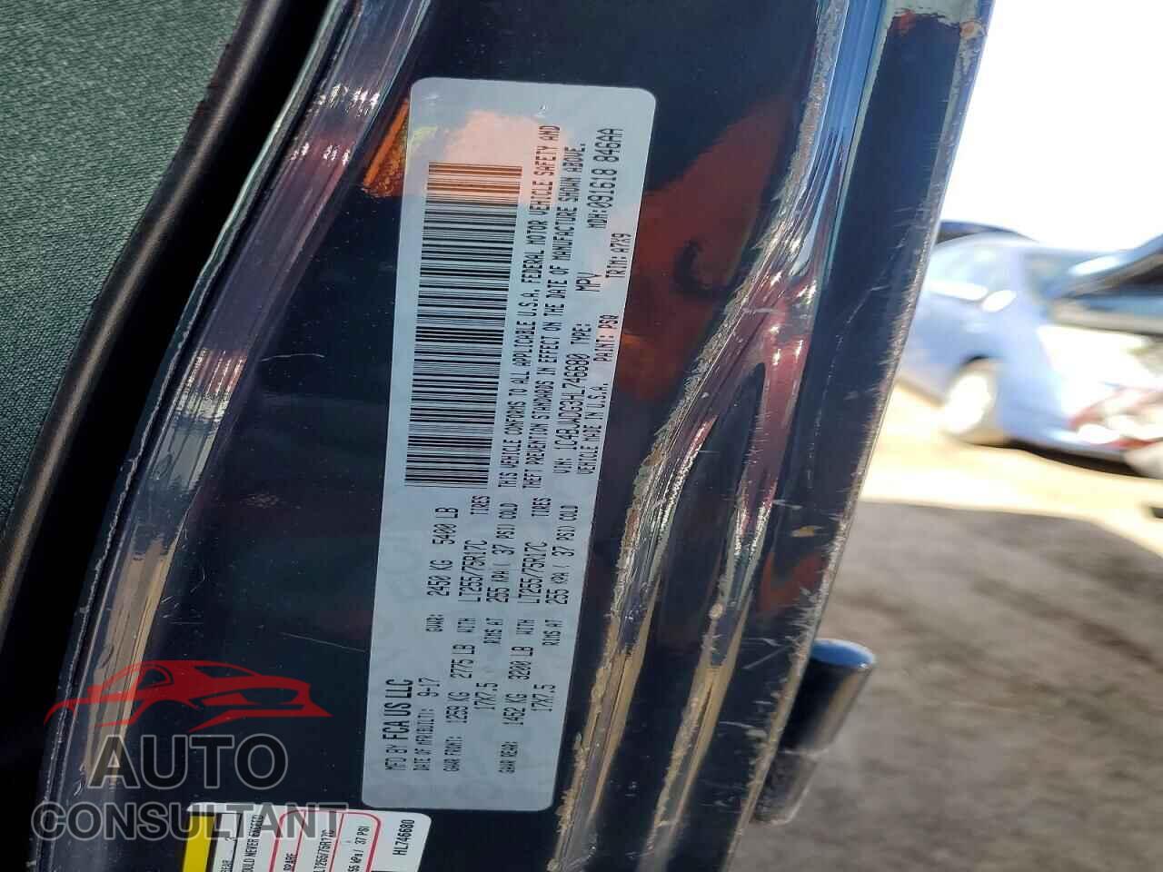JEEP WRANGLER 2017 - 1C4BJWDG3HL746680