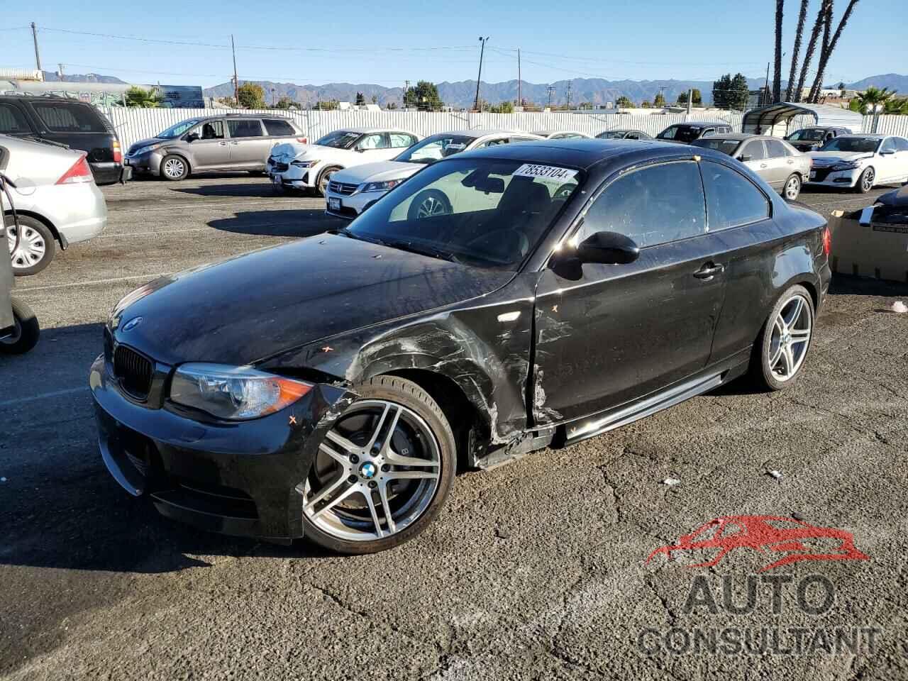 BMW 1 SERIES 2013 - WBAUC9C57DVY60715