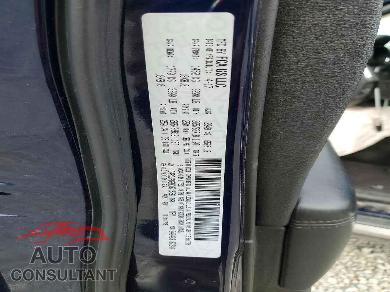 DODGE DURANGO 2017 - 1C4RDJAG6HC871556