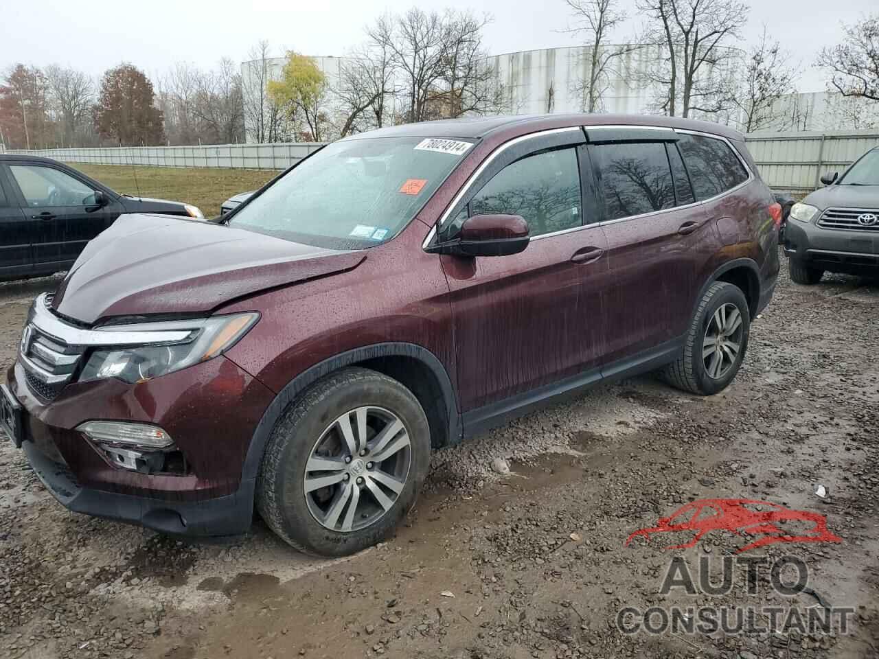 HONDA PILOT 2017 - 5FNYF6H54HB057433