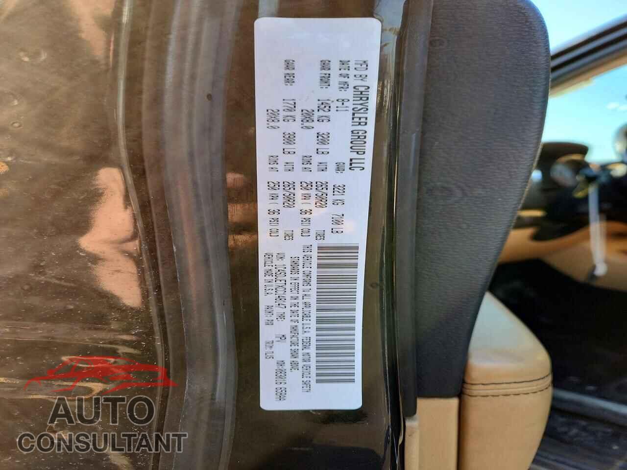 DODGE DURANGO 2012 - 1C4SDJETXCC148147
